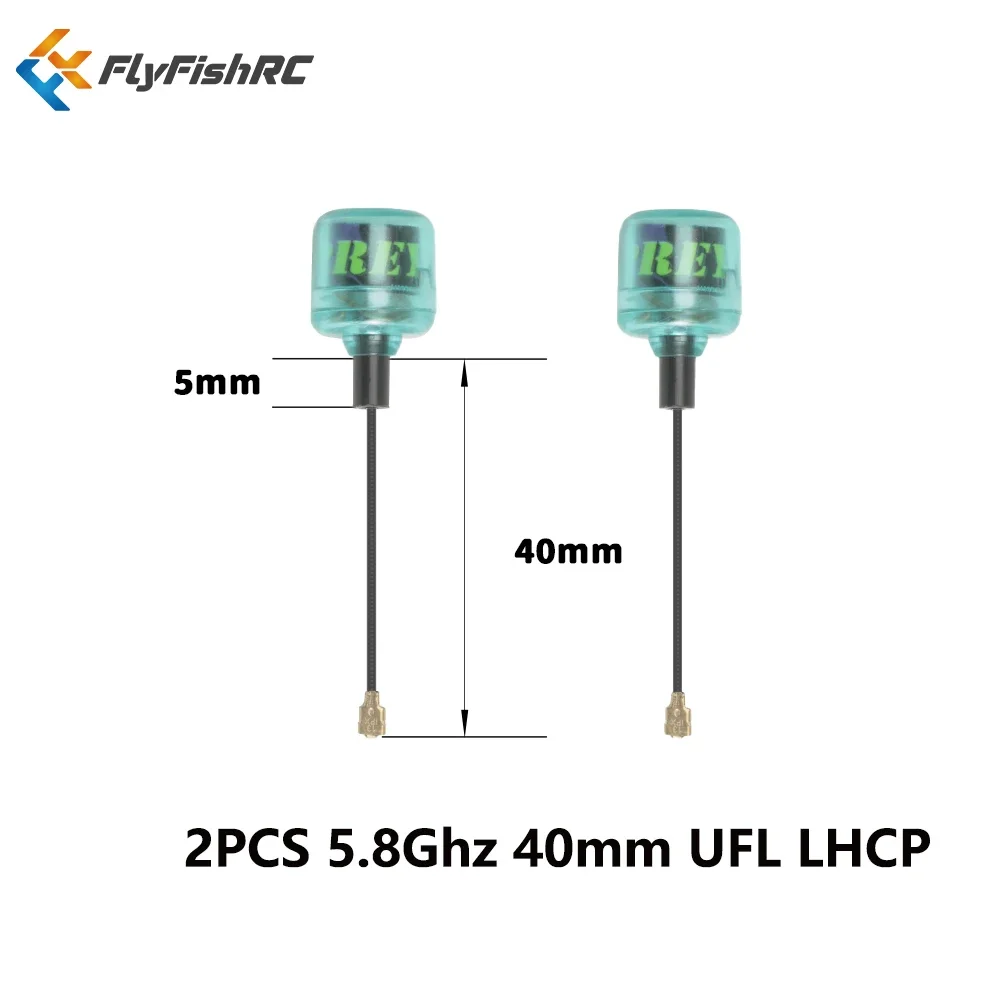 Jjrc Drone X12 - 2PCS FlyFishRC Osprey 5.8Ghz 40mm Ipex