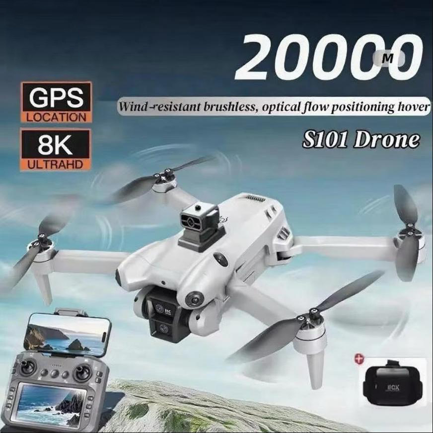 Drone Gimbal 3 Axis - 샤오미 S101 드론 8K HD 전문가용