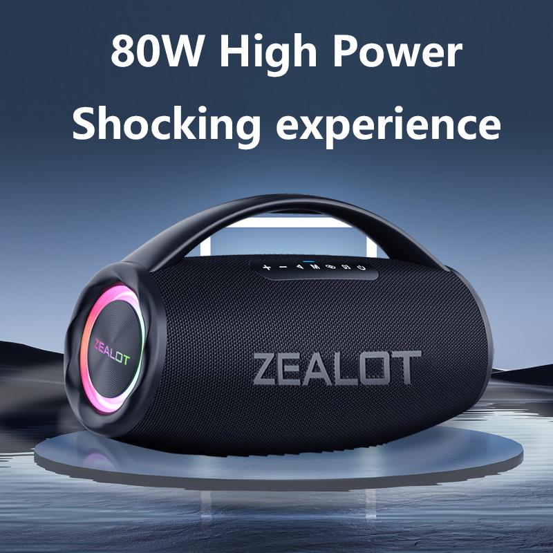 ZEALOT S97 80W 무선 스피커, 야외 휴대용  - Holy Stone Drone Hs175 리뷰 및 가격