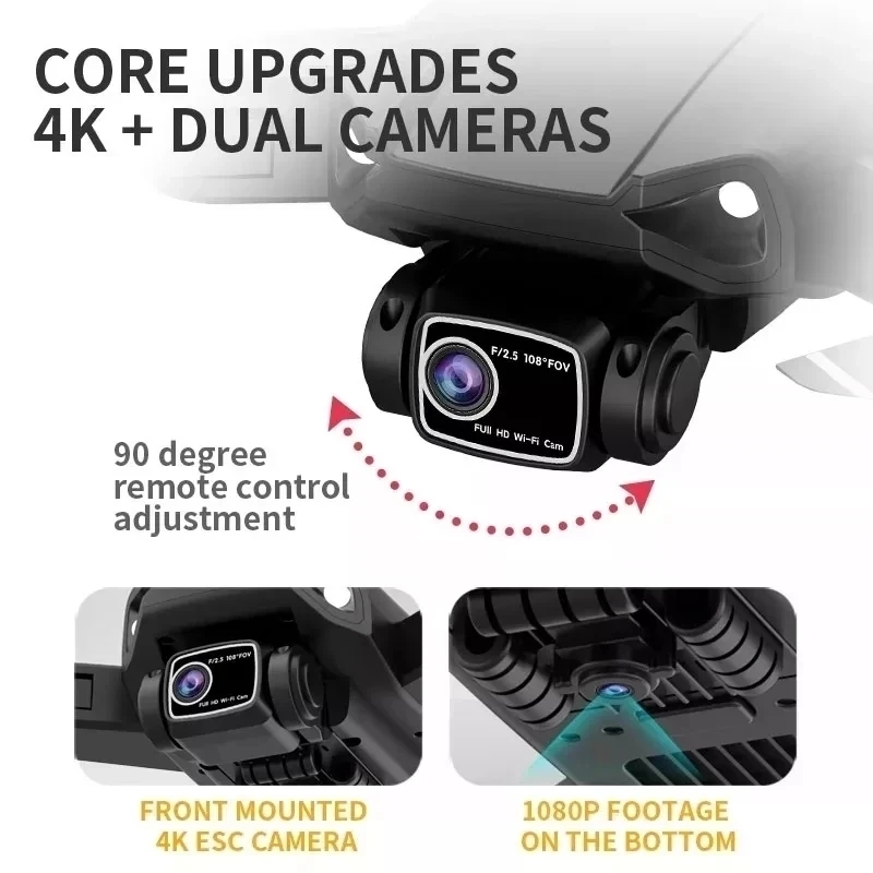 장애물 회피 브러시리스 접이식 쿼드콥터 FPV 드론,  - Jjrc Drone X12 리뷰 및 가격