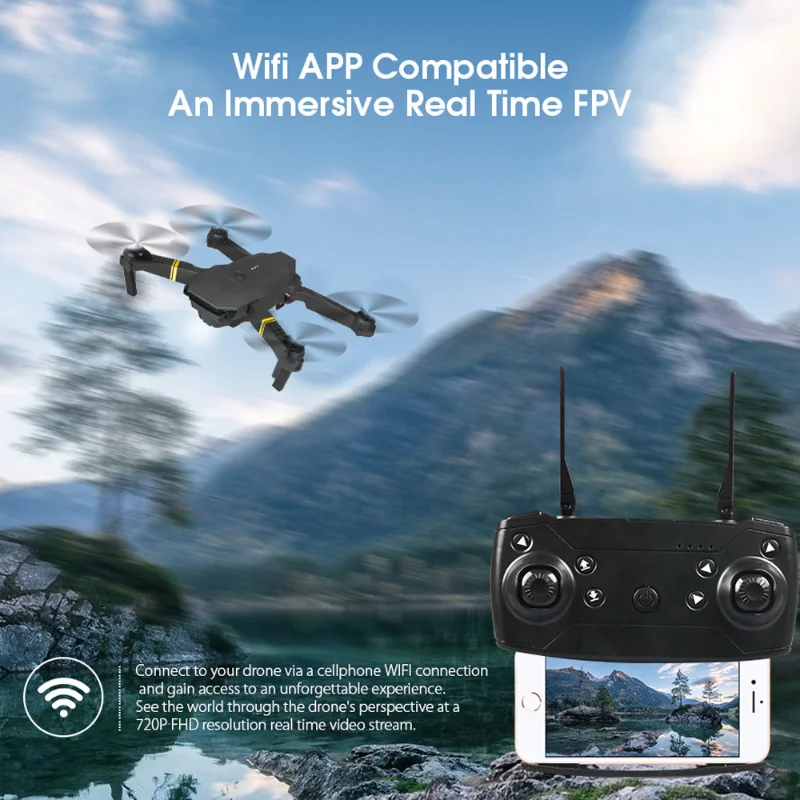 4K Eachine E58 드론 WIFI FPV, 광각 - Eachine Drone E58 리뷰 및 가격