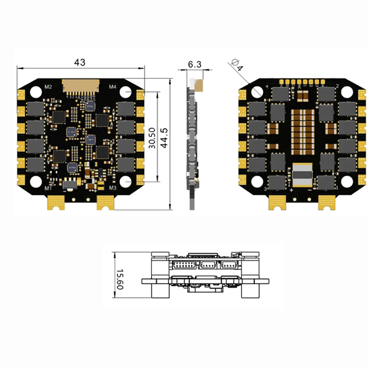 F405 F4 비행 컨트롤러 FC 60A 80A 100 - Betaflight Fc F4 리뷰 및 가격