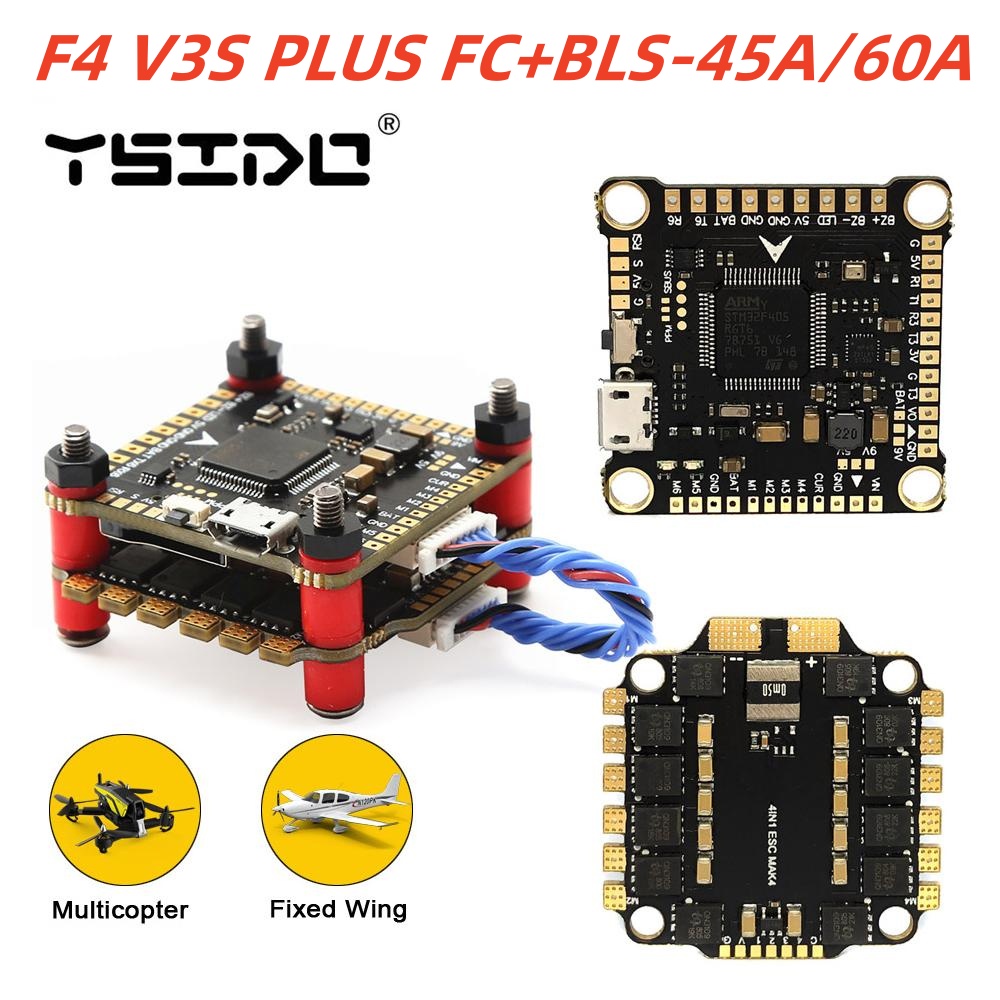 YSIDO 새로운 F4 V3S PLUS 비행 제어 FC - Betaflight Fc F4 리뷰 및 가격